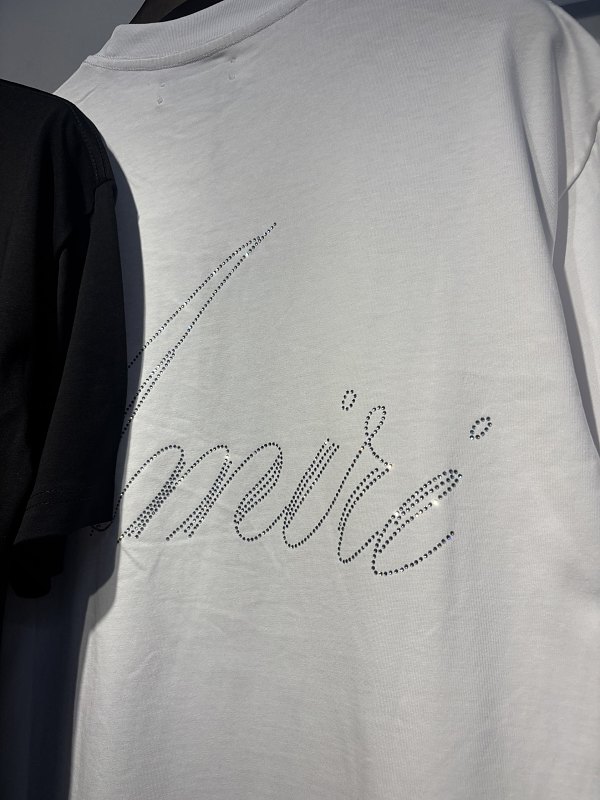 777款P55 原创首发 高品水钻石 面料260克双纱字母 白色 黑色 S M L XL