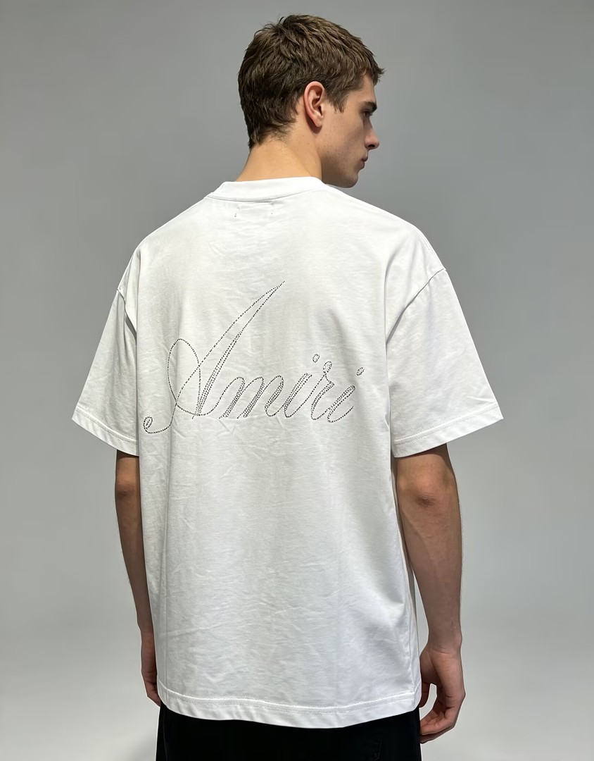 777款P55 原创首发 高品水钻石 面料260克双纱字母 白色 黑色 S M L XL