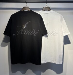 777款P55 原创首发 高品水钻石 面料260克双纱字母 白色 黑色 S M L XL