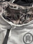 3001款p75 假拼接2条毛圈裤子 灰色  黑色S M L XL