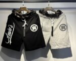 3001款p75 假拼接2条毛圈裤子 灰色  黑色S M L XL