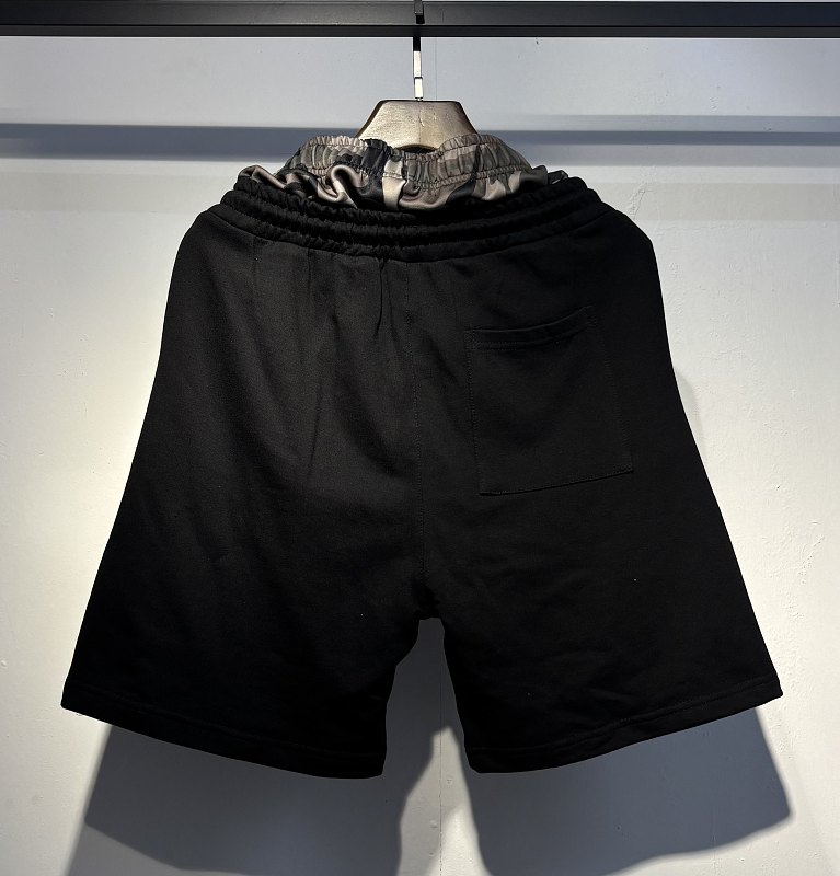 3001款p75 假拼接2条毛圈裤子 灰色  黑色S M L XL