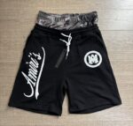 3001款p75 假拼接2条毛圈裤子 灰色  黑色S M L XL