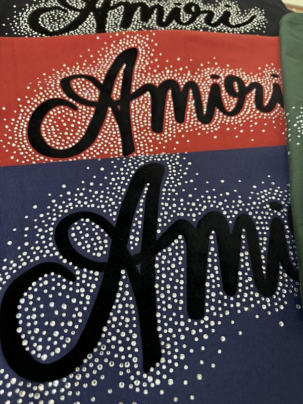 背心P51 amiri烫钻 S M  L  XL
