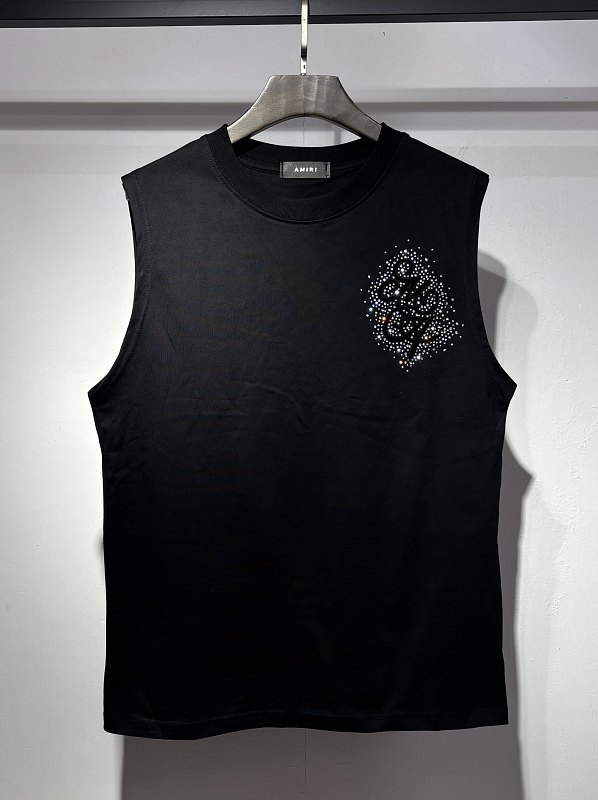 背心P51 amiri烫钻 S M  L  XL