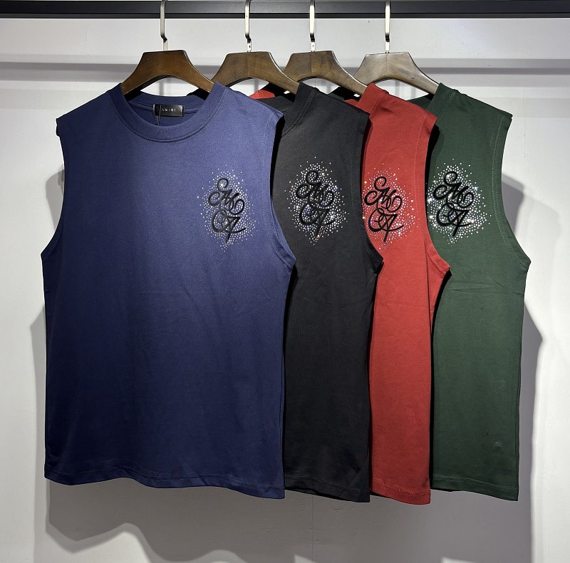 背心P51 amiri烫钻 S M  L  XL