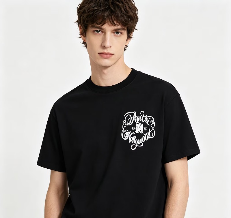 771款P51 面料260克双纱字母 白色 黑色 S M L XL