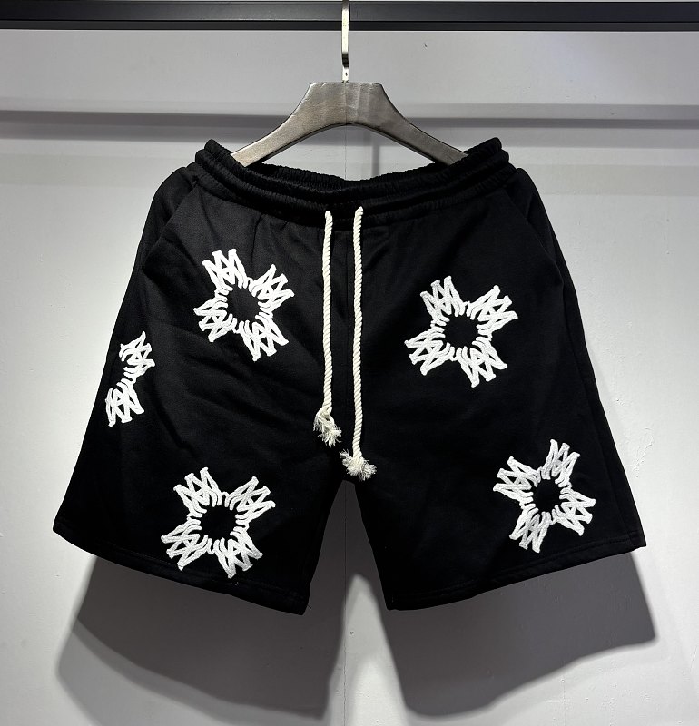 5306款P76  预告 拼接假2条加绒短裤 S M L  XL