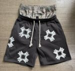 5306款P76  预告 拼接假2条加绒短裤 S M L  XL