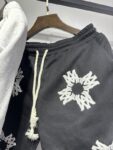 5306款P76  预告 拼接假2条加绒短裤 S M L  XL