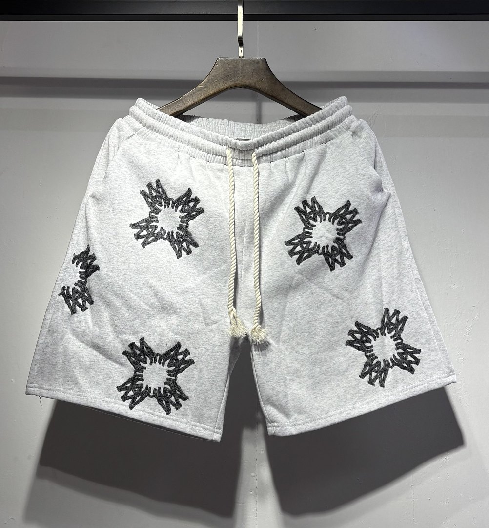 5306款P76  预告 拼接假2条加绒短裤 S M L  XL