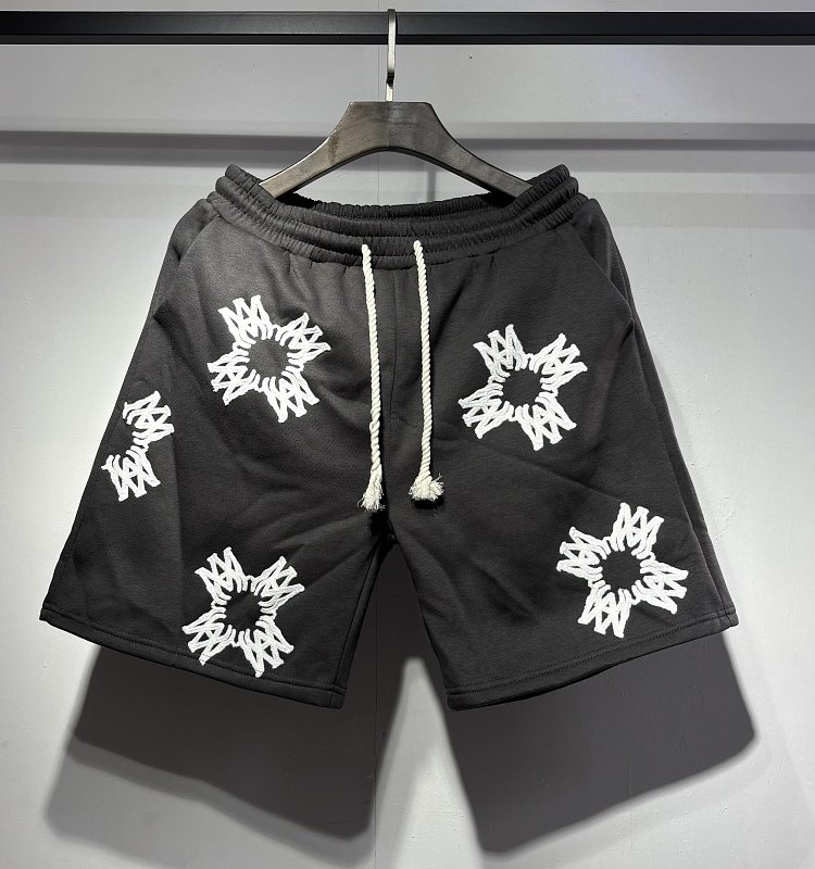 5306款P76  预告 拼接假2条加绒短裤 S M L  XL