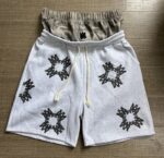 5306款P76  预告 拼接假2条加绒短裤 S M L  XL