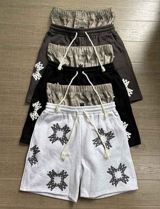 5306款P76  预告 拼接假2条加绒短裤 S M L  XL