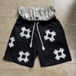 5306款P76  预告 拼接假2条加绒短裤 S M L  XL
