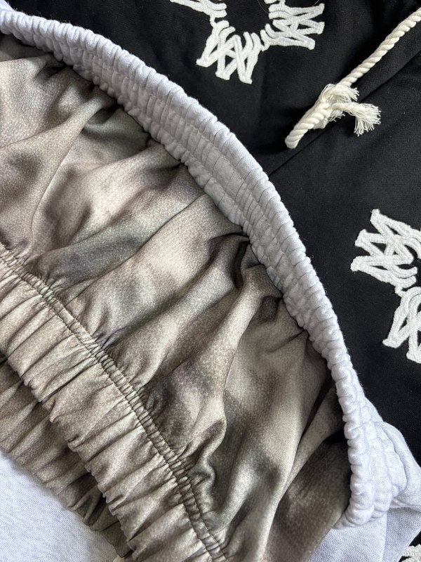 5306款P76  预告 拼接假2条加绒短裤 S M L  XL