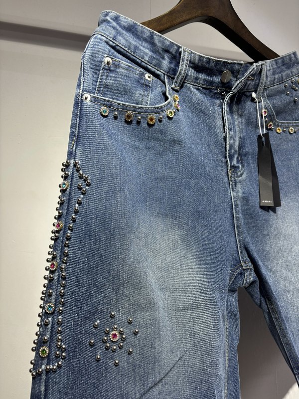 904-3款 P98 钻石洗水牛仔裤 M  L  XL