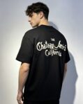 767款P48 面料260克双纱字母 白色 黑色 S M L XL