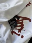 767款P48 面料260克双纱字母 白色 黑色 S M L XL
