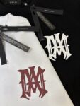 766款P48 面料260克双纱字母 白色 黑色 S M L XL