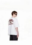 766款P48 面料260克双纱字母 白色 黑色 S M L XL