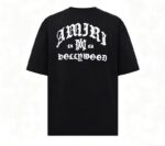 766款P48 面料260克双纱字母 白色 黑色 S M L XL