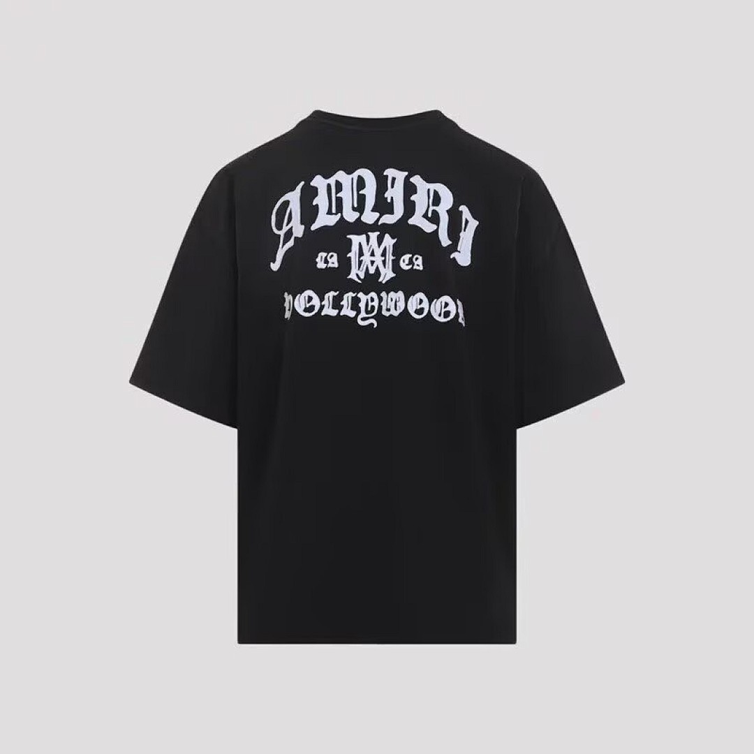 766款P48 面料260克双纱字母 白色 黑色 S M L XL