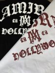 766款P48 面料260克双纱字母 白色 黑色 S M L XL