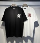 766款P48 面料260克双纱字母 白色 黑色 S M L XL