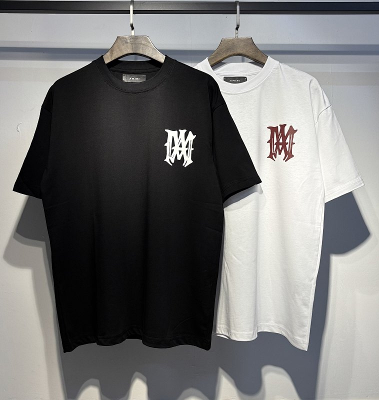 766款P48 面料260克双纱字母 白色 黑色 S M L XL