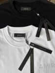 765款P55 面料260克双纱烫闪银粒字母 黑色 白色 S M L XL
