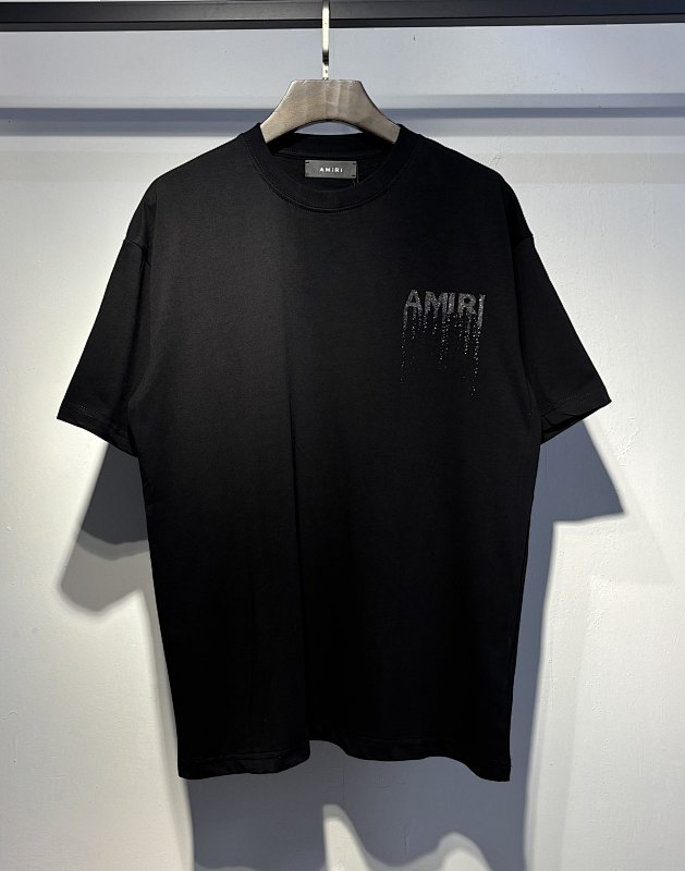 765款P55 面料260克双纱烫闪银粒字母 黑色 白色 S M L XL