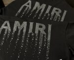 765款P55 面料260克双纱烫闪银粒字母 黑色 白色 S M L XL