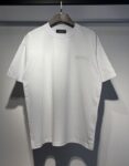 765款P55 面料260克双纱烫闪银粒字母 黑色 白色 S M L XL