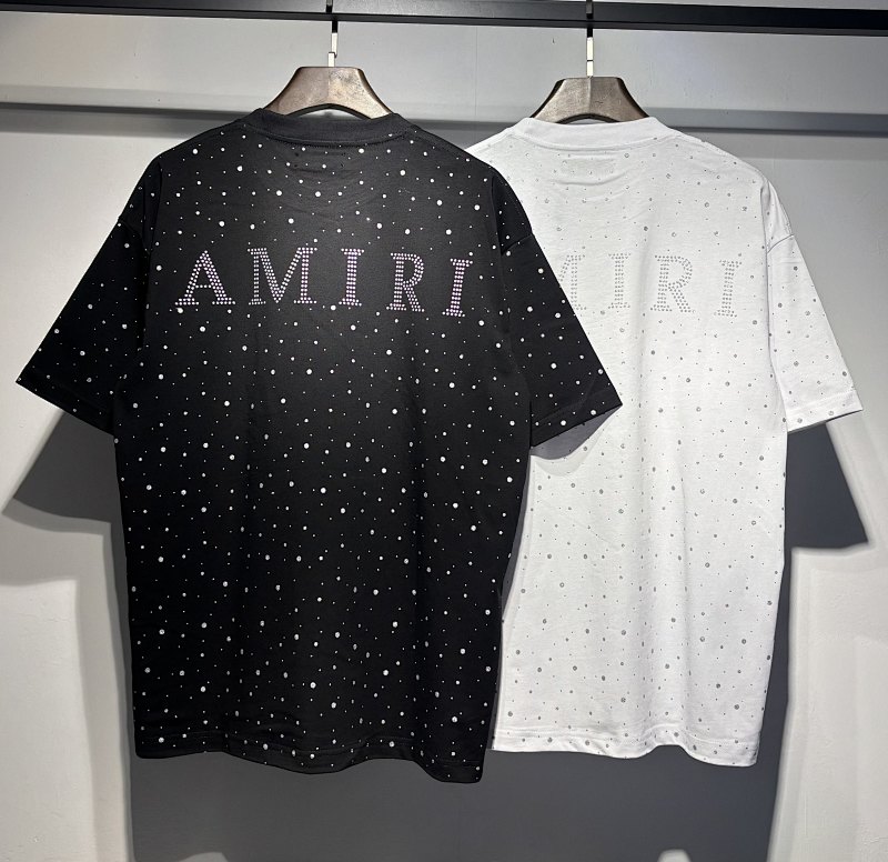 764款P55 面料260克双纱烫闪银粒字母 黑色 白色 S M L XL