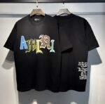 758款P52 面料260克双纱字母  黑色 S M L XL