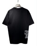 758款P52 面料260克双纱字母  黑色 S M L XL
