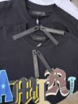 758款P52 面料260克双纱字母  黑色 S M L XL