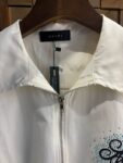 新款 P69元 尼龙双拉链烫钻衬衣 M L XL XXL 黑色 米色
