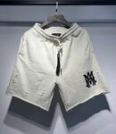 3370款 P73 洗水纯棉毛圈破洞S  M L  XL
