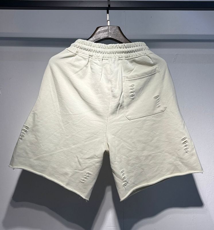 3370款 P73 洗水纯棉毛圈破洞S  M L  XL