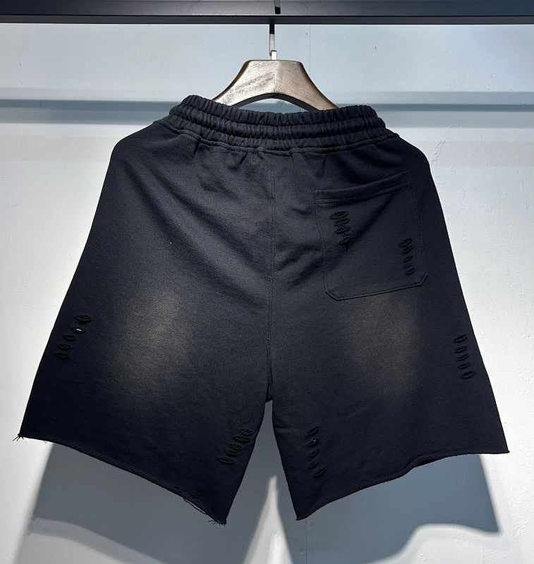 3370款 P73 洗水纯棉毛圈破洞S  M L  XL