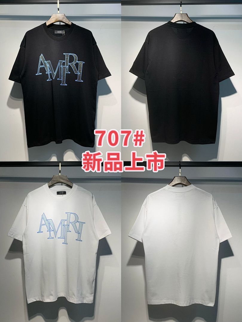 707款P53 面料260克双纱烫闪银粒 S M L XL