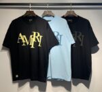 709款P50 面料260克双纱 发泡印花黑印杏 蓝色 黑印黑S M L XL