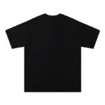 709款P50 面料260克双纱 发泡印花黑印杏 蓝色 黑印黑S M L XL