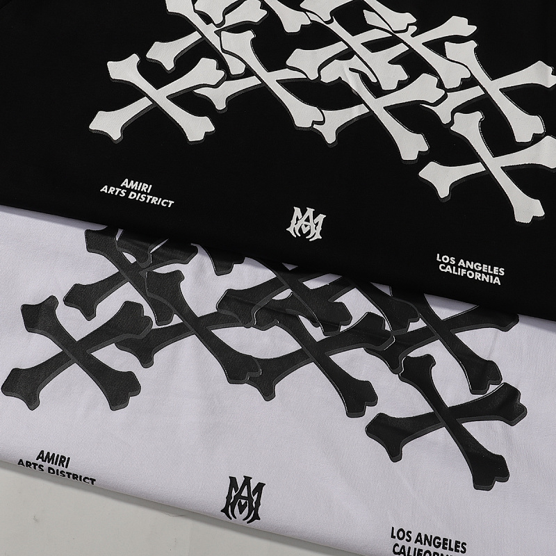 711款P50 面料260克双纱骷髅头 黑色 白色S M L XL