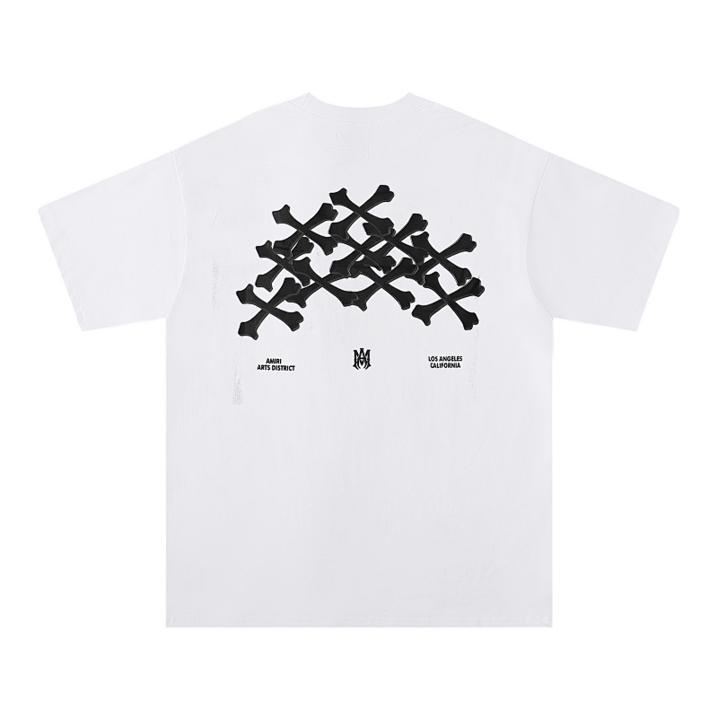 711款P50 面料260克双纱骷髅头 黑色 白色S M L XL