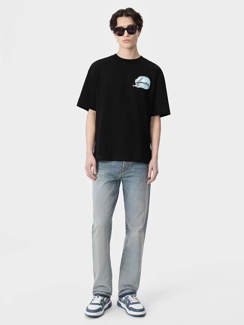 712款P50 面料260克双纱椰树款 黑色 白色S M L XL