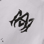 713款P53 面料260克双纱泼墨款 黑色 白色S M L XL