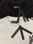 713款P53 面料260克双纱泼墨款 黑色 白色S M L XL